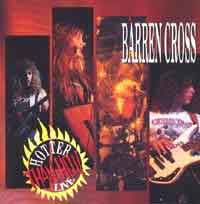 [Barren Cross Hotter Than Hell! Live Album Cover]