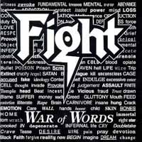 [Fight War Of Words Album Cover]