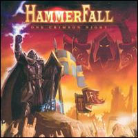 [Hammerfall One Crimson Night (Live) Album Cover]