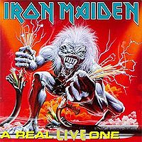 Iron Maiden A Real Live One Album Cover