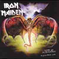 [Iron Maiden Live At Donnington Album Cover]