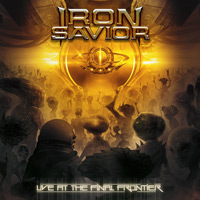 [Iron Savior Live At The Final Frontier Album Cover]