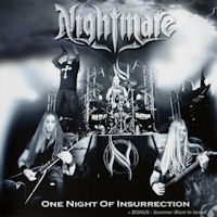 [Nightmare One Night Of Insurrection Album Cover]