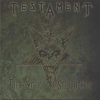 [Testament First Strike Still Deadly Album Cover]